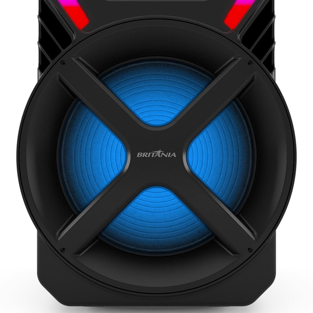 Caixa Acústica Britânia Flash Light Woofer 12 Preta BCX12100 – Bivolt - Imagem 8