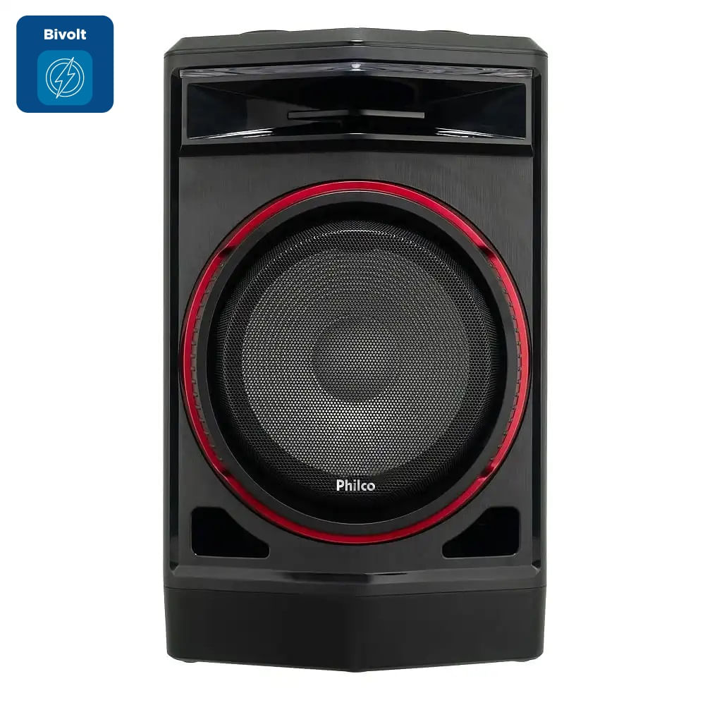 Caixa Acústica Philco Flash Lights Preta PCX7100 – Bivolt - Imagem 2