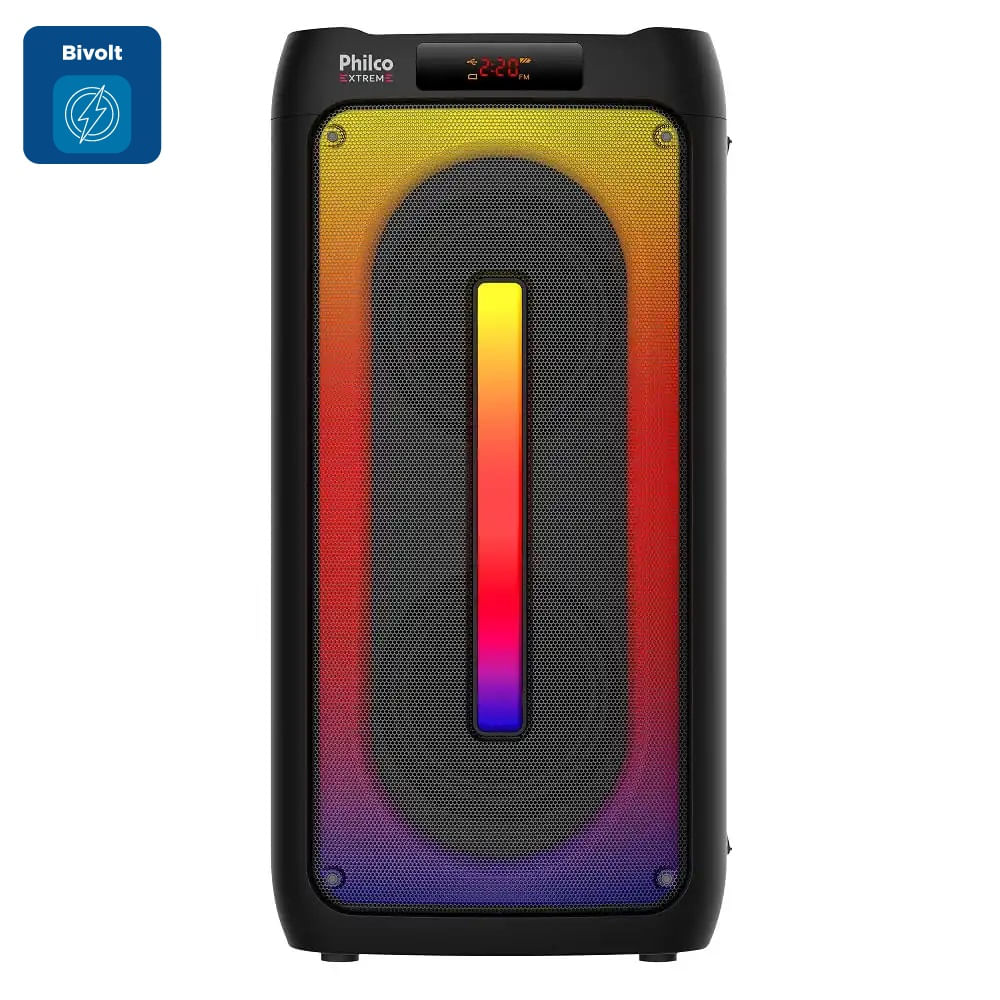 Caixa Acústica Philco Bluetooth Preta PCX4500 – Bivolt - Imagem 2