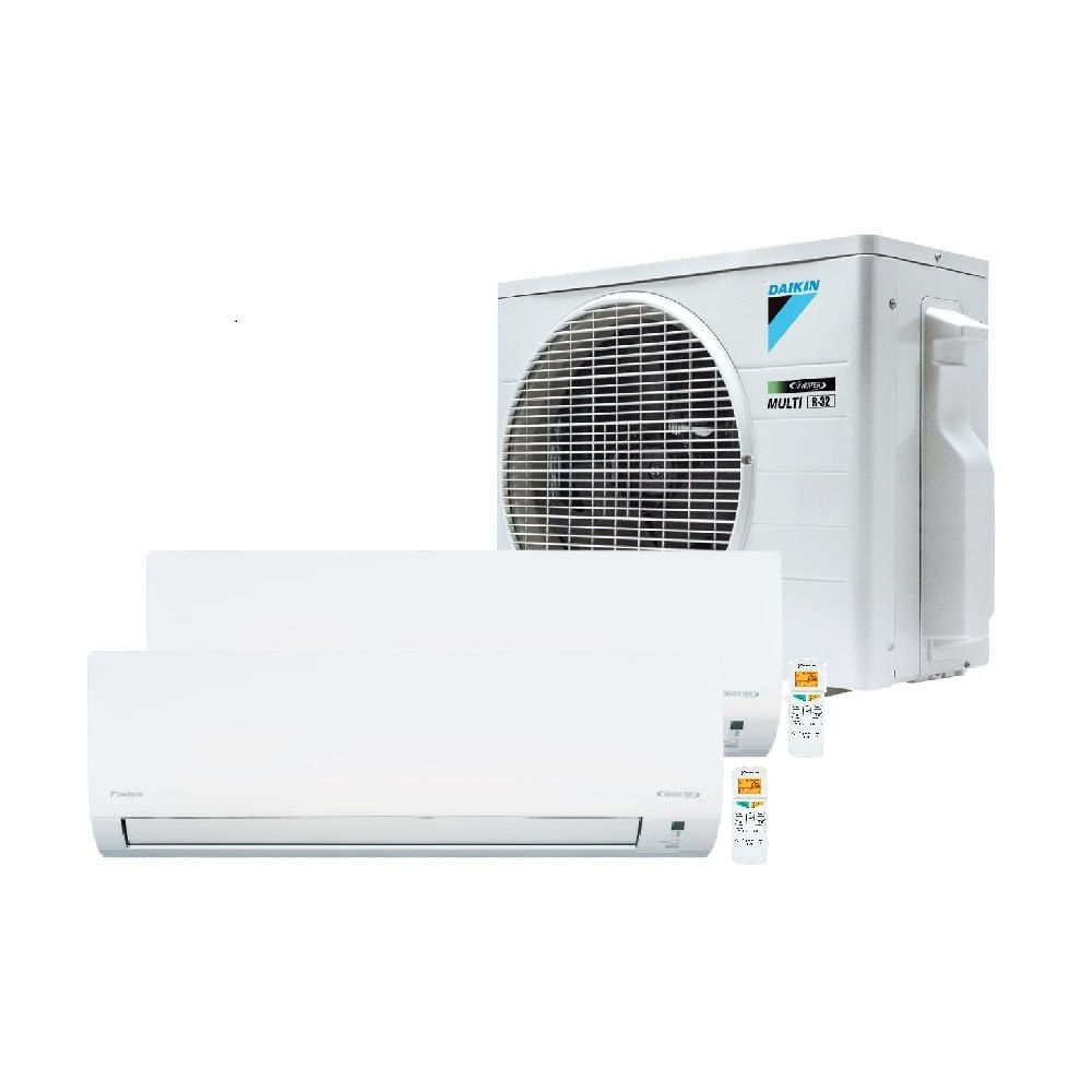 Ar Condicionado Bi Split Hi Wall Inverter Daikin Lite Smart 2x12000 BTU/h Quente e Frio 2MXC18RMVM – 220 Volts