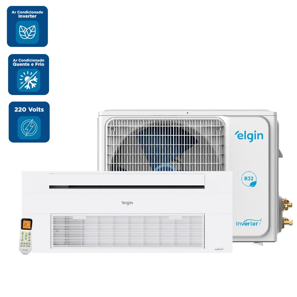 Ar Condicionado Split Cassete Elgin One Air 12000 BTU/h Quente e Frio Monofásico 45KOQE12C2CA – 220 Volts - Imagem 2