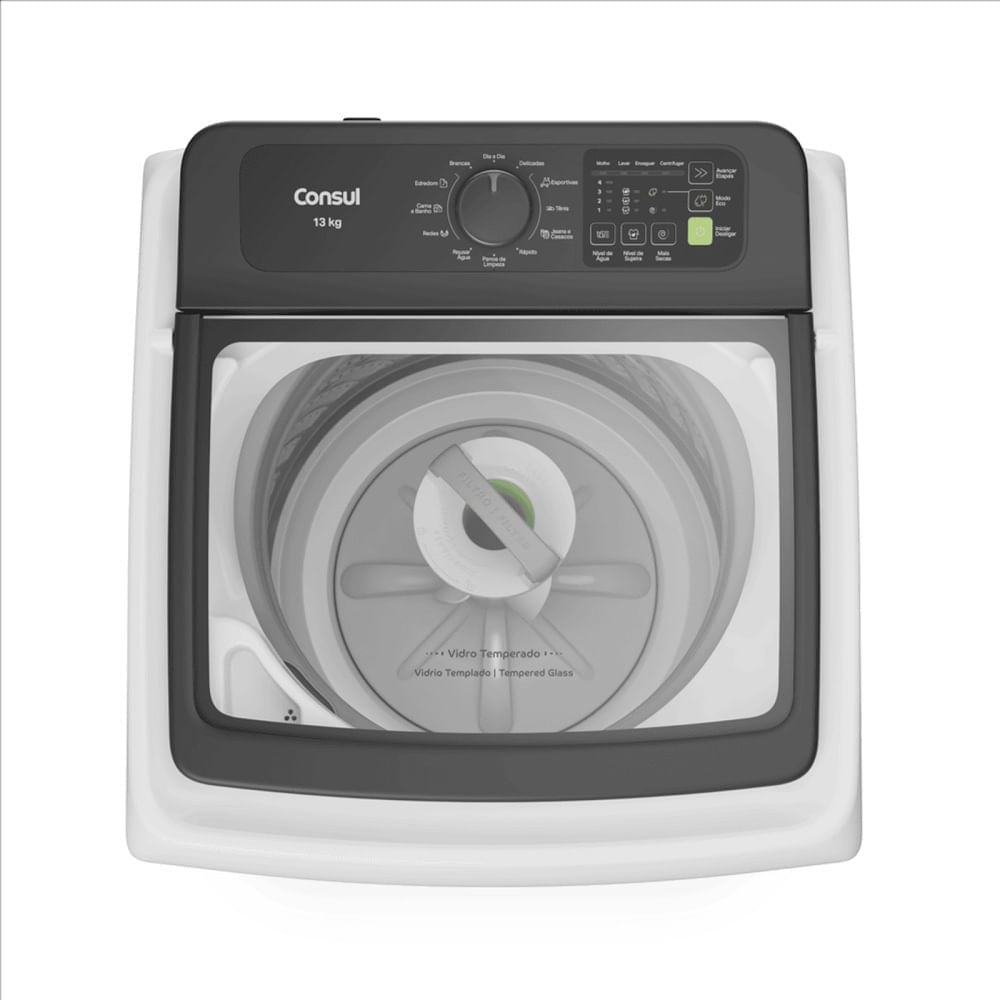 Lavadora de Roupas Consul 13Kg com Modo Eco Branca CWN13AB – 220 Volts - Imagem 4