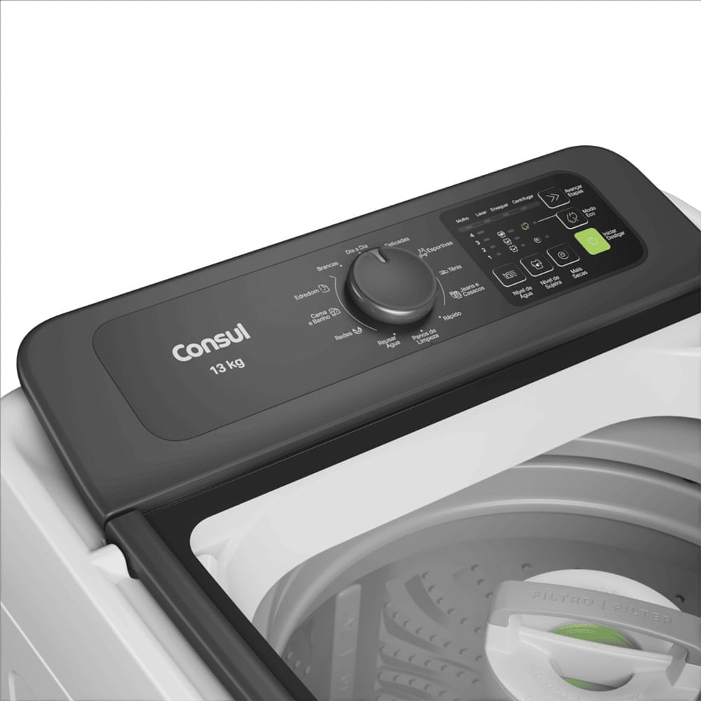 Lavadora de Roupas Consul 13Kg com Modo Eco Branca CWN13AB – 220 Volts - Imagem 5