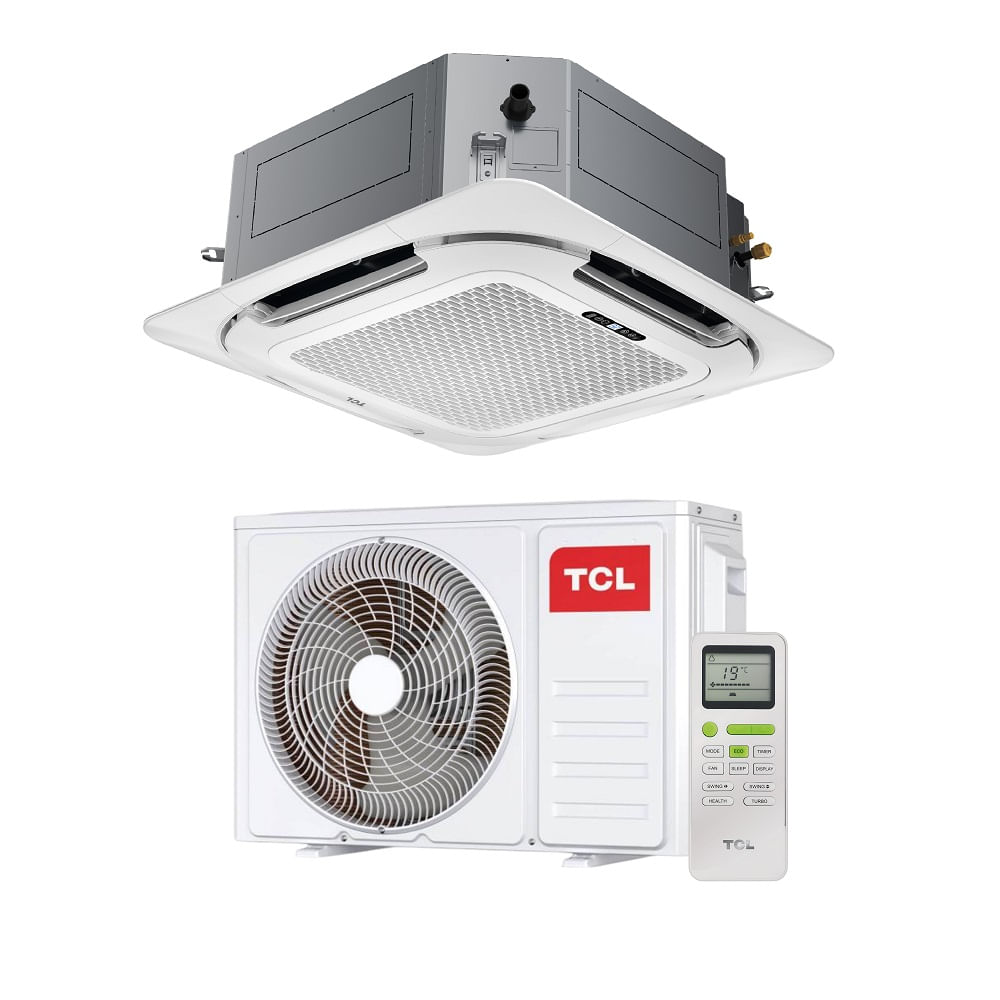 Ar Condicionado Split Cassete 4 Vias Inverter TCL 24000 BTU/h Quente e Frio TAC24CHSGCTINV – 220 Volts - Imagem 3