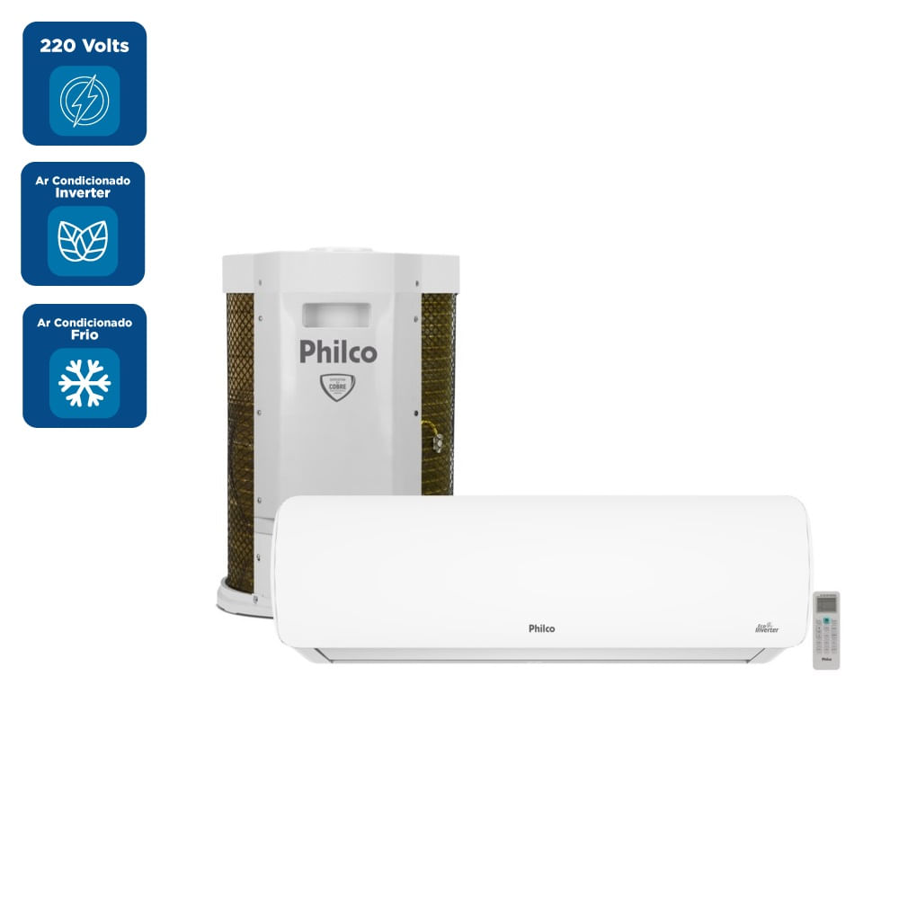 Ar Condicionado Split Hi Wall Inverter Eco Philco 30000 BTU/h Frio PAC30FC – 220 Volts - Imagem 2