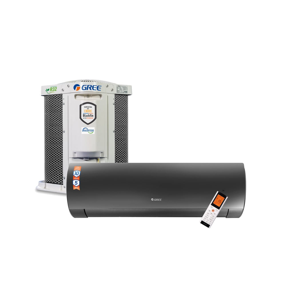 Ar Condicionado Split Hi Wall Inverter Gree G-Diamond 12000 BTU/h Quente e Frio GWH12ACC-D6DNA1A/O – 220 Volts