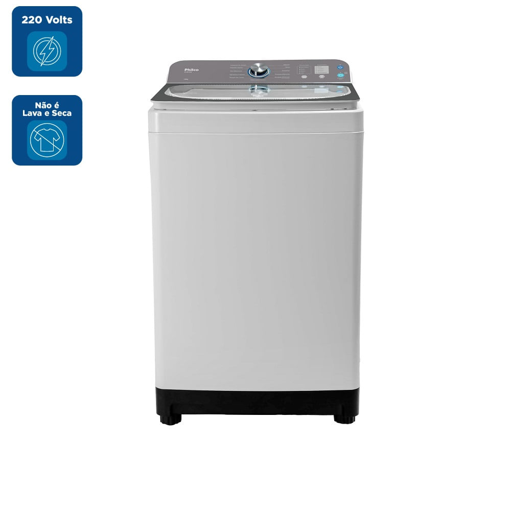 Lavadora de Roupas Philco 14Kg Branca PLR14A – 220 Volts - Imagem 2
