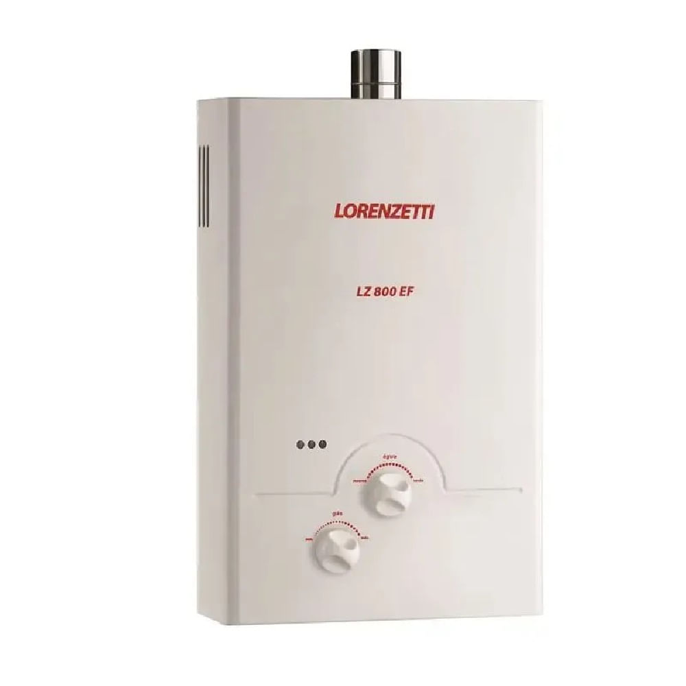 Aquecedor de Água a Gás Lorenzetti 800EF-B GN - Bivolt - Imagem 3
