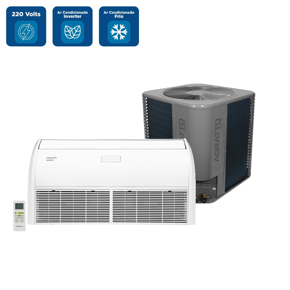 Ar Condicionado Split Piso Teto Inverter Agratto 55000 BTU/h Frio LPTI60F02 – 220 Volts - Imagem 2