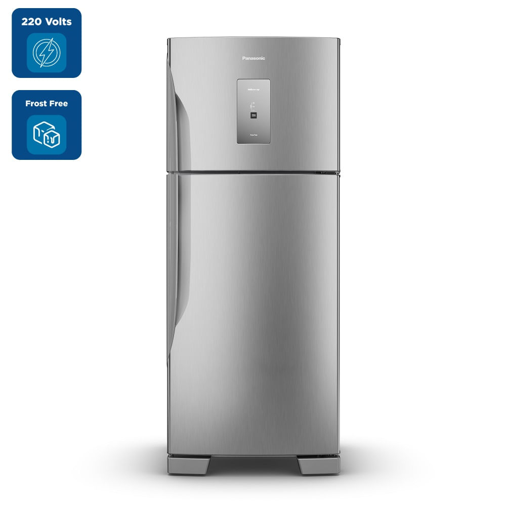 Refrigerador Panasonic Duplex Frost Free 435 Litros Cinza NRBT56PD4XB – 220 Volts - Imagem 2