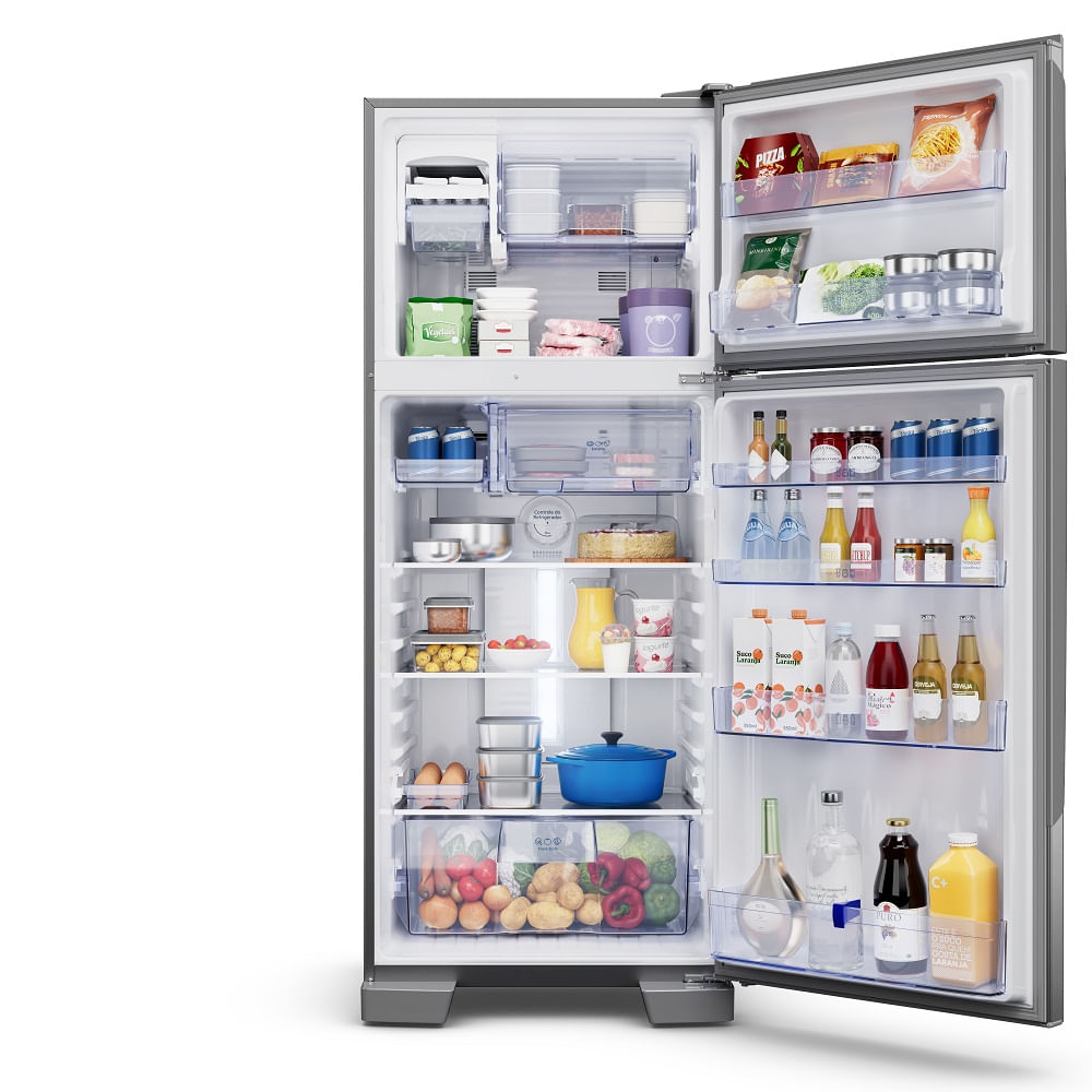 Refrigerador Panasonic Duplex Frost Free 435 Litros Cinza NRBT56PD4XB – 220 Volts - Imagem 6