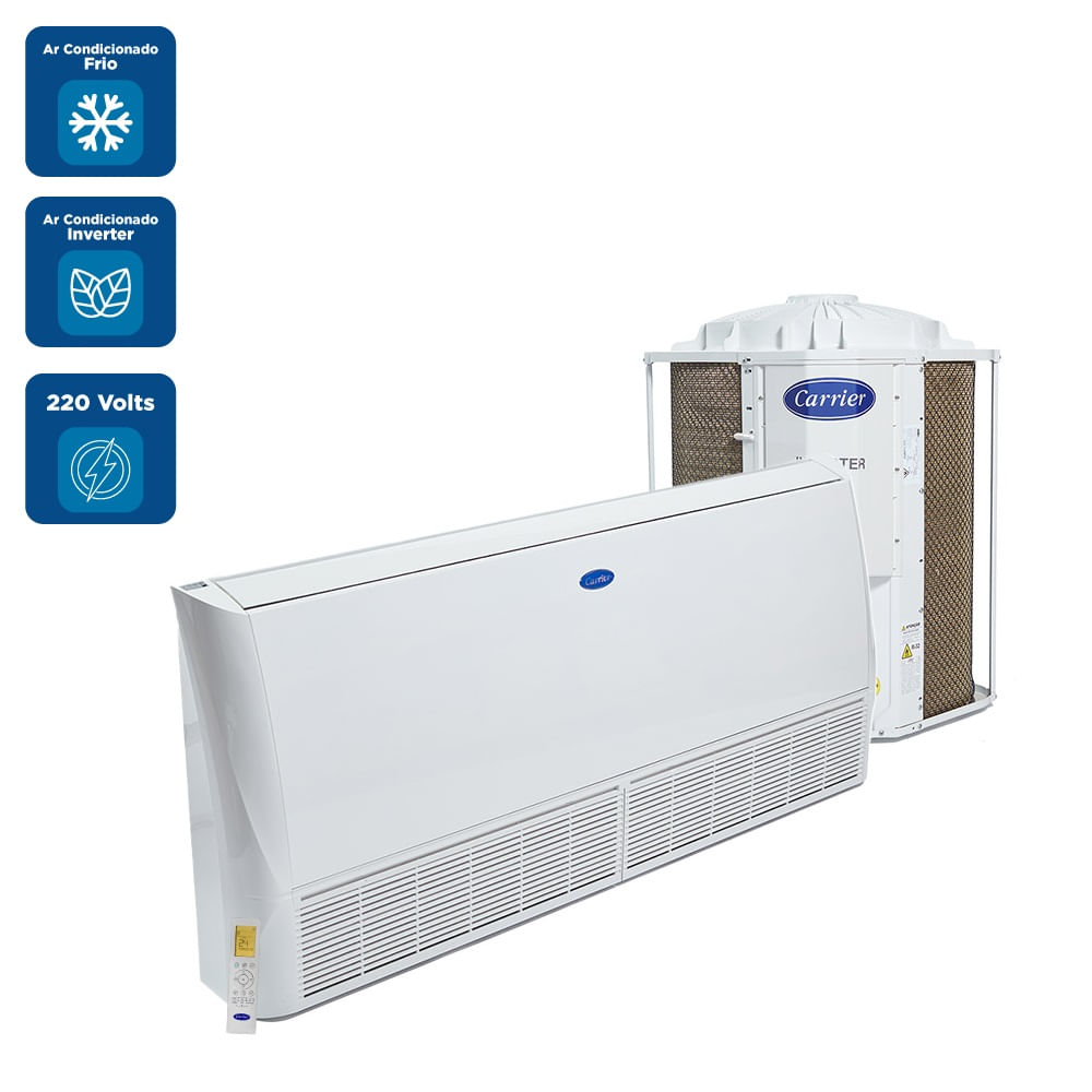 Ar Condicionado Split Teto Inverter Carrier Connect Xpower 30000 BTU/h Frio Monofásico 38CCVE30515MC – 220 Volts - Imagem 2