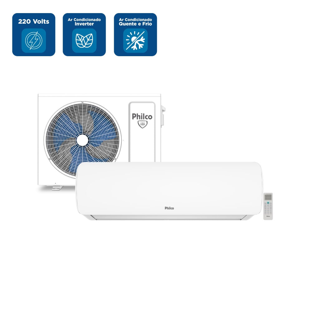 Ar Condicionado Split Hi Wall Inverter Eco Philco 30000 BTU/h Quente e Frio PAC30QC – 220 Volts - Imagem 2