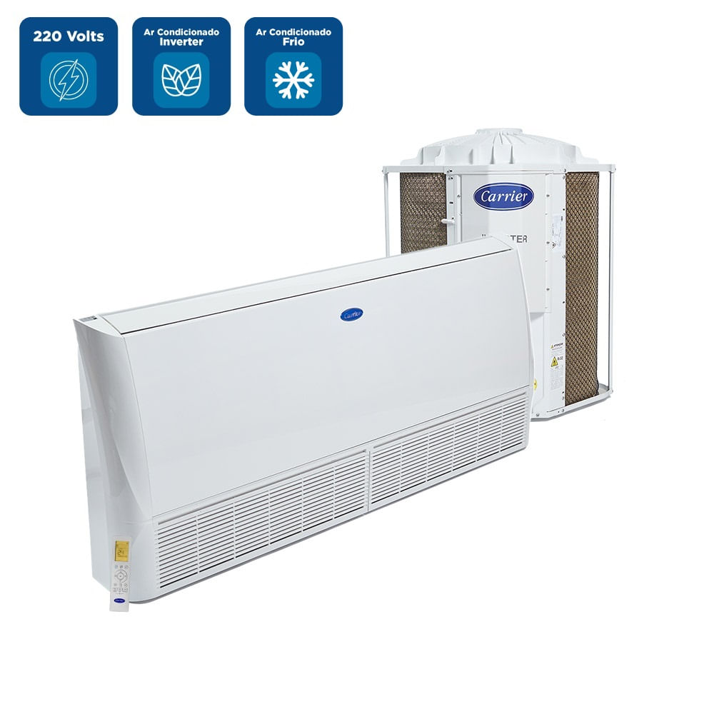 Ar Condicionado Split Teto Inverter Carrier Connect Xpower 60000 BTU/h Frio Monofásico 38CCVE60515MC – 220 Volts - Imagem 2