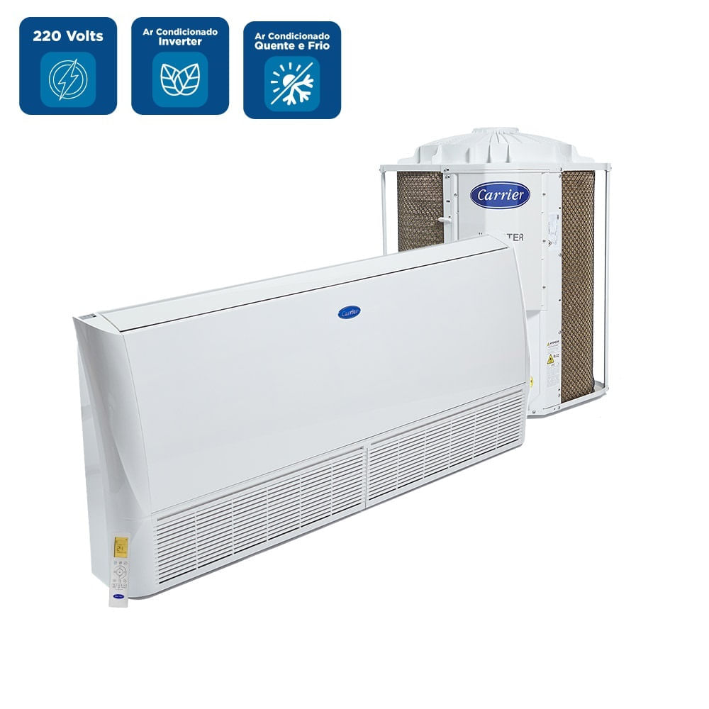 Ar Condicionado Split Teto Inverter Carrier Connect Xpower 59000 BTU/h Quente e Frio Monofásico 38CCVE60515MC – 220 Volts - Imagem 2