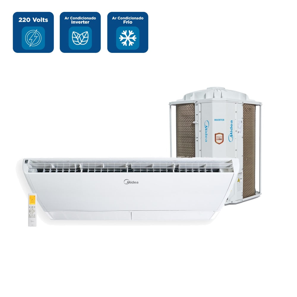 Ar Condicionado Split Teto Inverter Springer Midea Connect 60000 BTU/h Frio Monofásico 38CCVE60515MM – 220 Volts - Imagem 2
