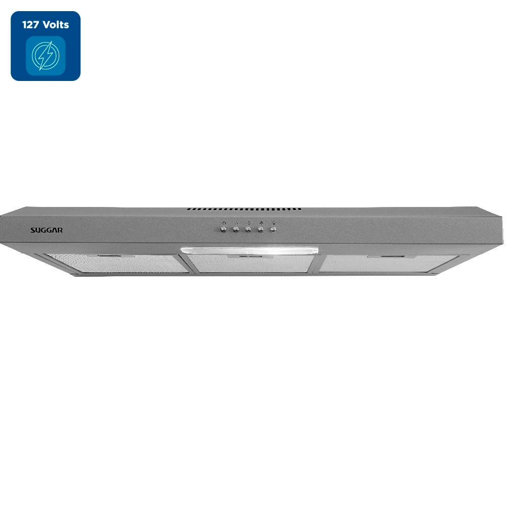 Depurador de Ar Slim Suggar 80cm Prata DPS181PR – 127 Volts - Imagem 2