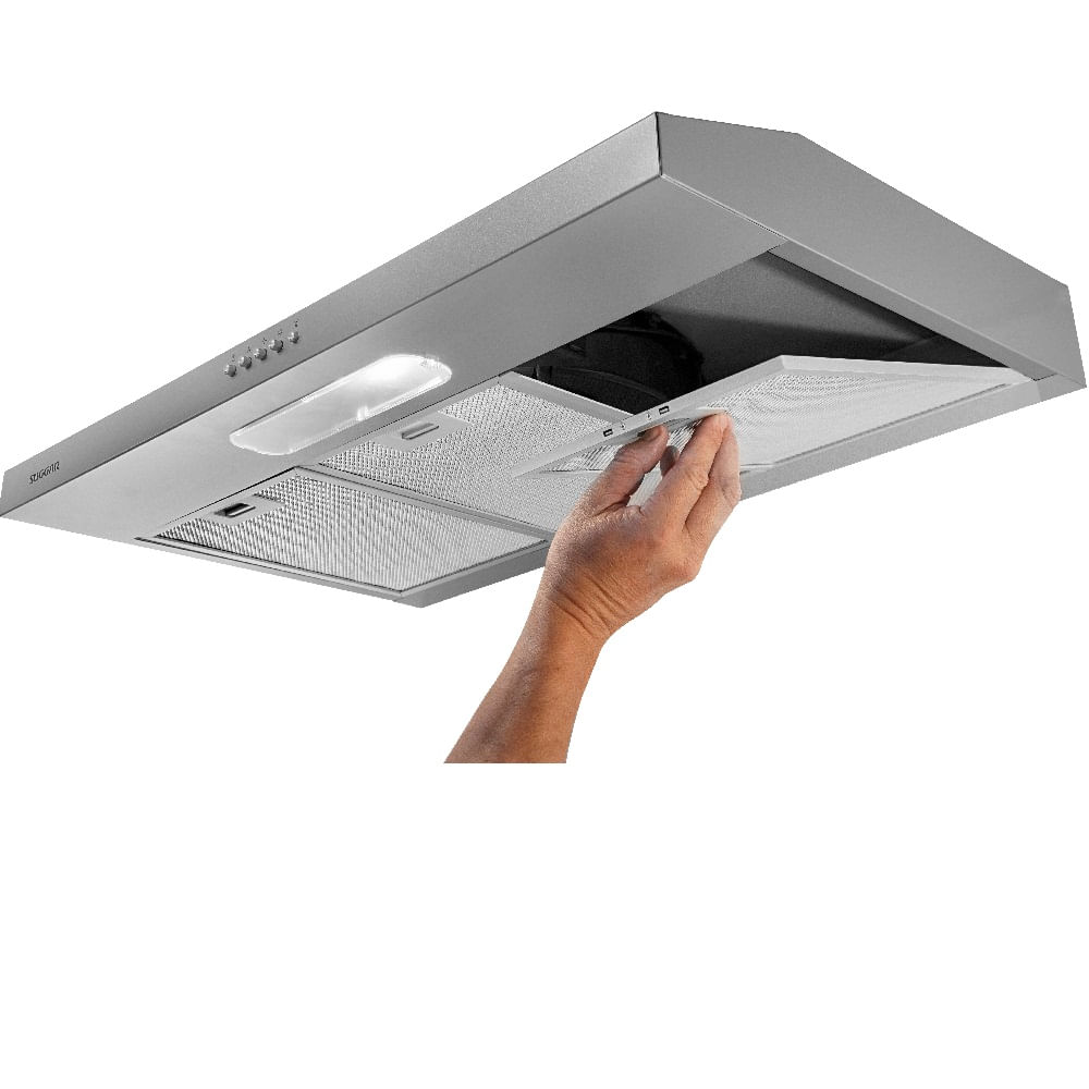 Depurador de Ar Slim Suggar 80cm Prata DPS181PR – 127 Volts - Imagem 5