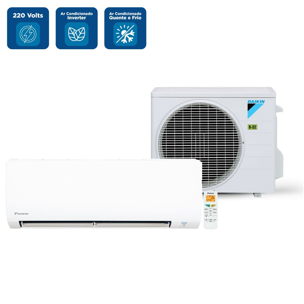 Ar Condicionado Split Inverter 9.000 BTUs Daikin Full Quente e Frio 220V FTHC09T5VL - Imagem 2