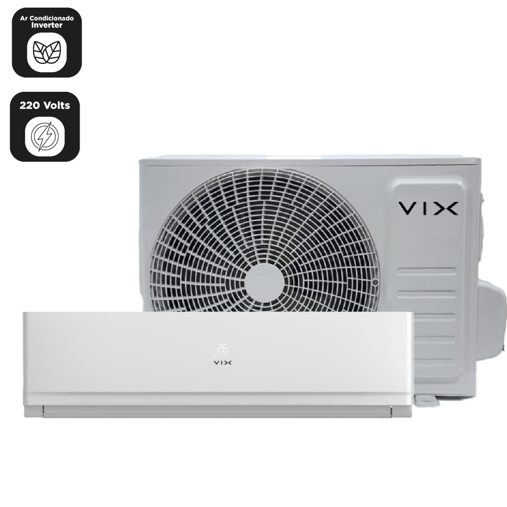 Ar Condicionado Split Inverter Vix 12000 BTU/h Quente e Frio AS-12UW2RLDDK01 – 220 Volts - Imagem 2
