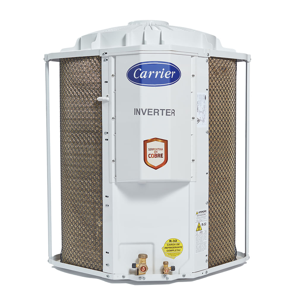 Ar Condicionado Split Cassete Carrier Inverter 24000 BTU/h 4 Vias Frio Monofásico 40KVQD24C5– 220 Volts - Imagem 2