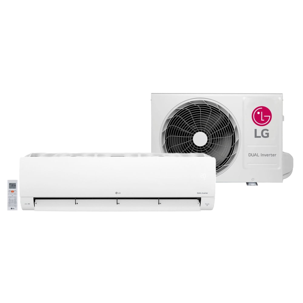 Ar Condicionado Split LG AI Dual Inverter Voice 9000 BTU/h Frio S3-Q09AA31C - 220 Volts