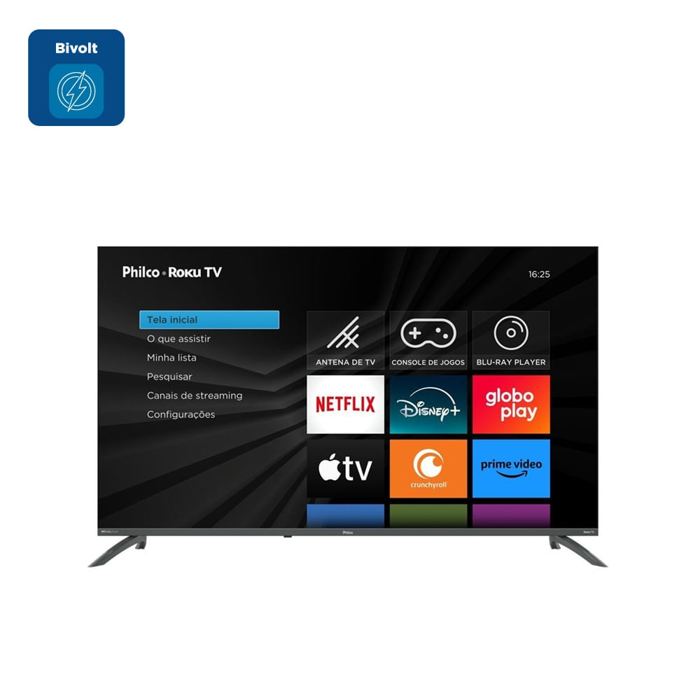 Smart TV Philco 50" LED Roku TV Dolby Áudio PTV50VA4REGB - Bivolt - Imagem 2