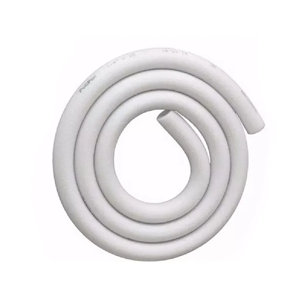 Tubo Isolante Esponjoso Vix Blindado 3/8" Branco - Imagem 2
