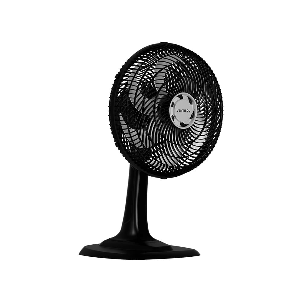 Ventilador de Mesa Ventisol 30cm Turbo 6 Pás Preto VOM30 - 127 Volts - Imagem 6