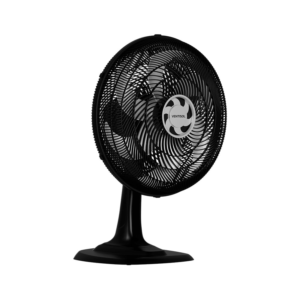 Ventilador de Mesa Ventisol 40cm Turbo 6 Pás Preto VOM40 - 127 Volts - Imagem 3
