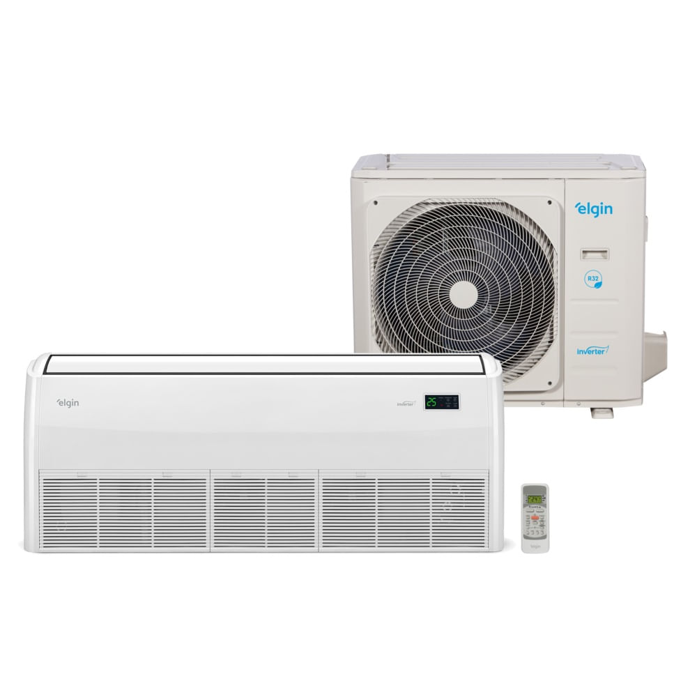 Ar Condicionado Split Piso Teto Inverter Elgin 48000 BTU/h Frio Monofásico 45PVFI48C2DB - 220 Volts