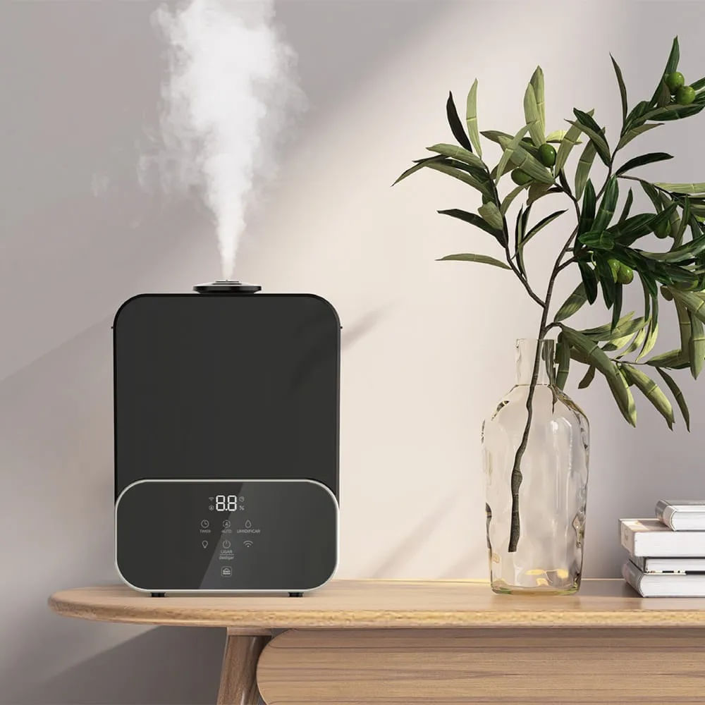 Kit Midea Umidificador Master Connect 6 Litros Preto UMD6P3 e Ar Condicionado Split Inverter AI Ecomaster 9000 BTU/h Frio 42EZVCA09M5 - 220 Volts - Imagem 7