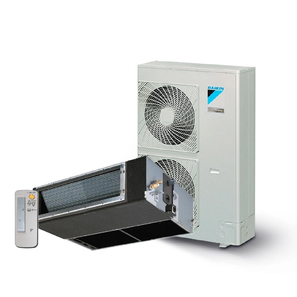 Ar Condicionado Split Duto Inverter Daikin SkyAir 48000 BTU/h Quente e Frio Monofásico FBQ48AVL - 220 Volts