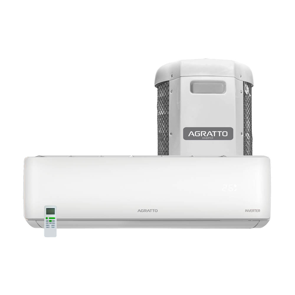 Ar Condicionado Split Inverter Agratto Zen Top 12000 BTU/h Quente e Frio ZICST12QF - 220 Volts
