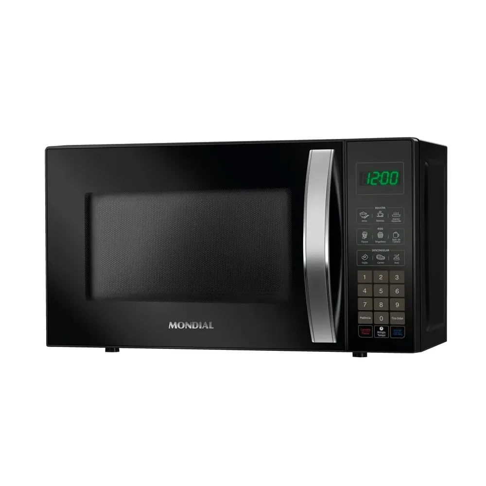 Micro-ondas Mondial 21 Litros Preto 1200W MO-01-21-B - 220 Volts