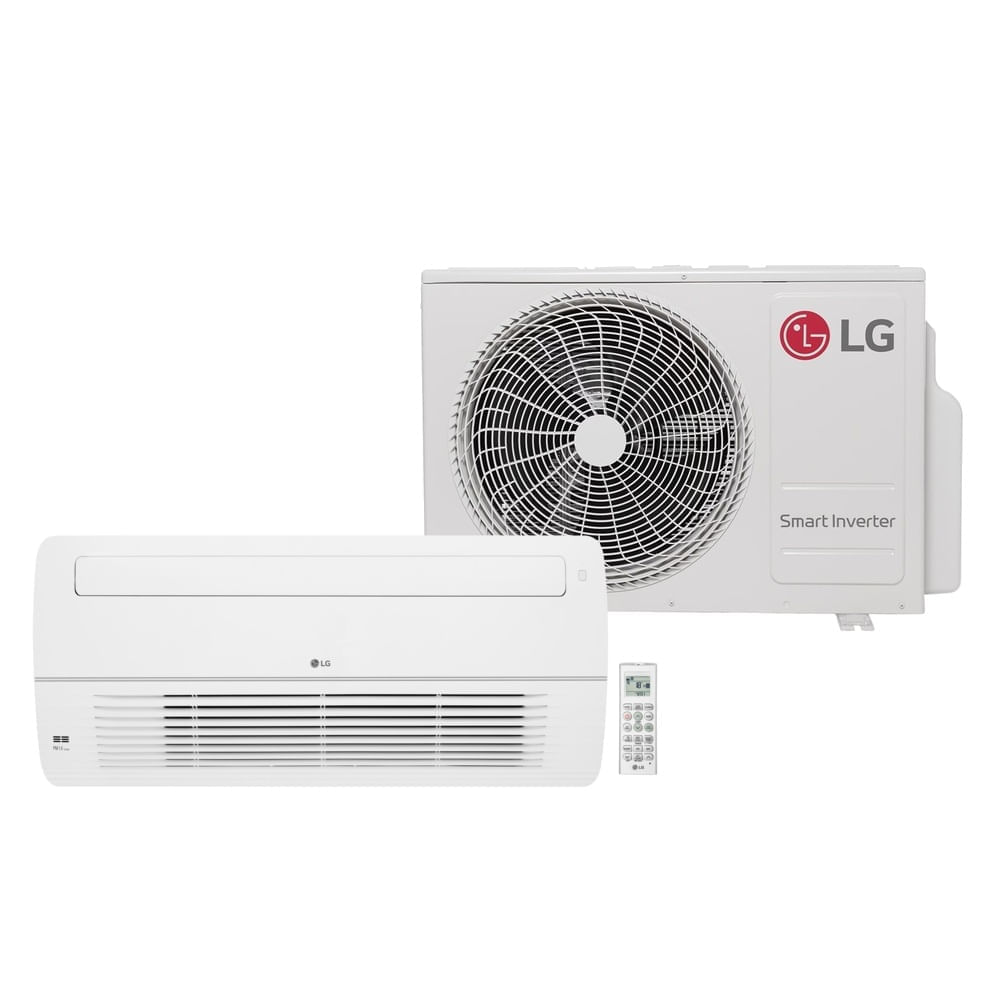 Ar Condicionado Split Cassete 1 Via Inverter LG 18000 BTU/h Quente e Frio Monofásico ZT-W18GTTAA - 220 Volts
