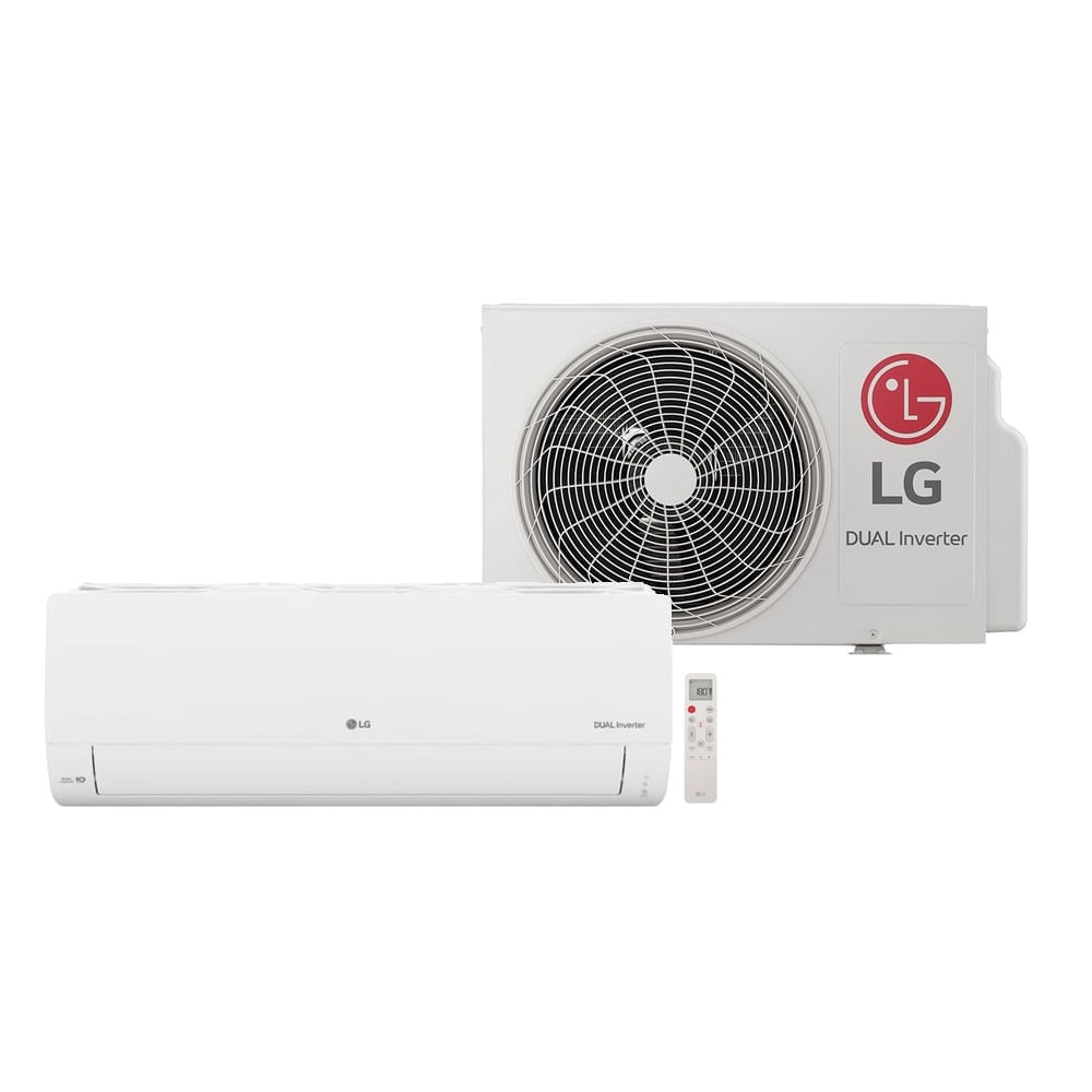 Ar Condicionado Split LG Dual Inverter AI Compact 9000 BTU/h Frio S3-Q09AAQAC - 220 Volts