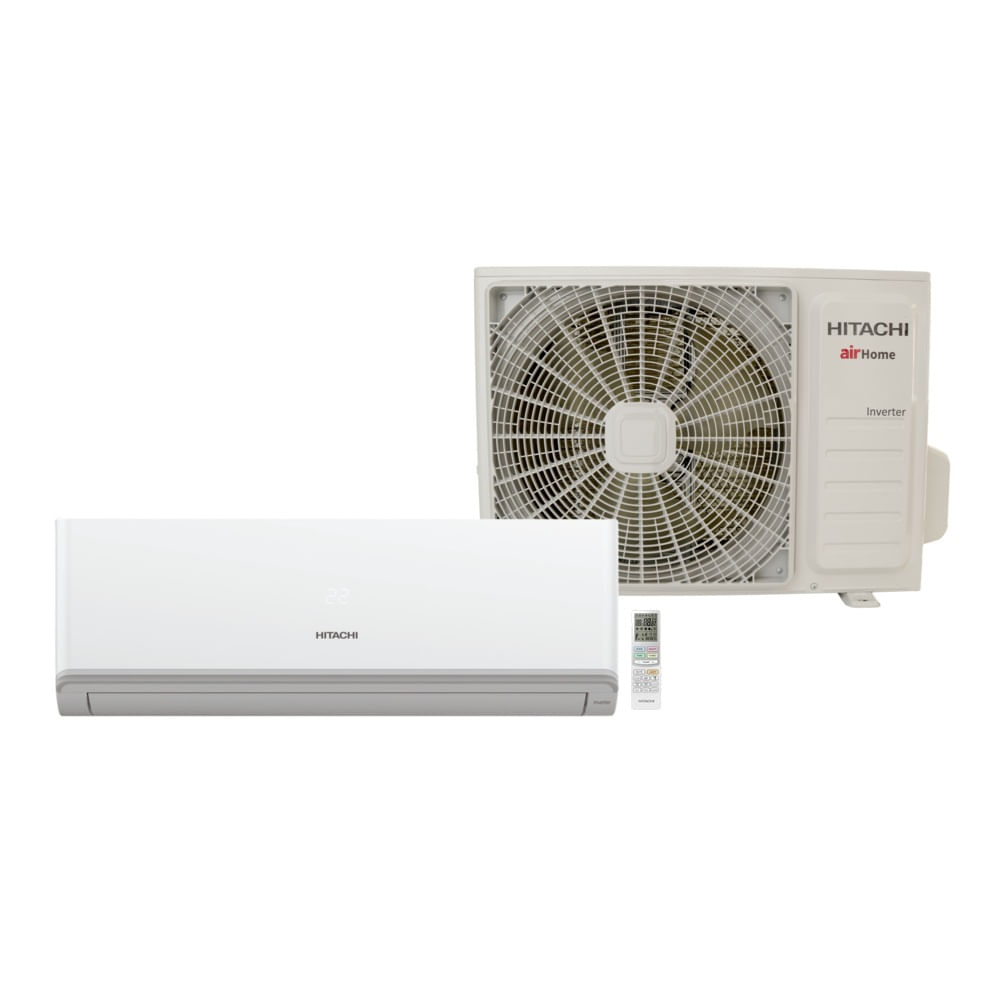Ar Condicionado Split Inverter Hitachi AirHome 600 12000 BTU/h Frio SPK12D3IVF - 220 Volts