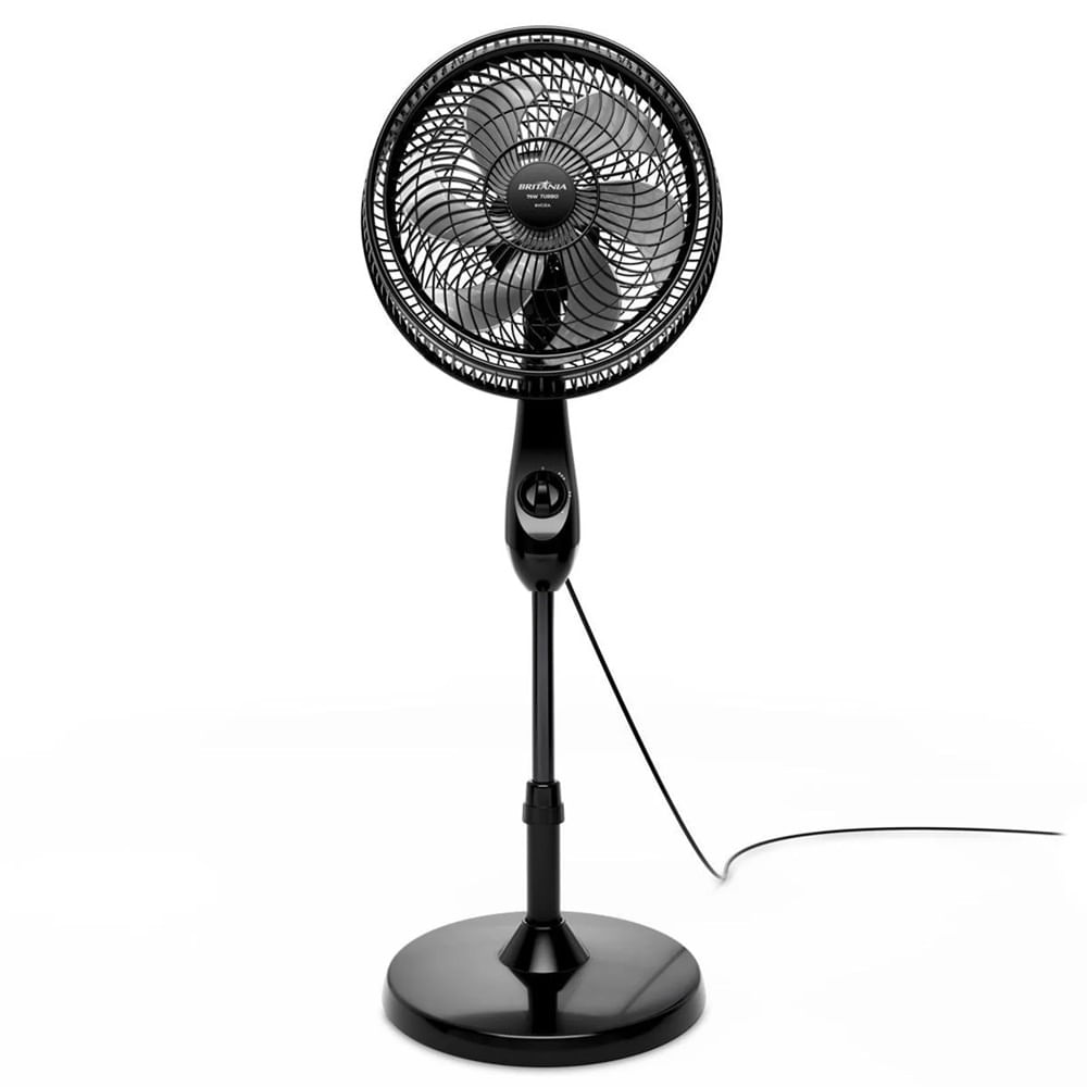 Ventilador de Coluna Britânia 30cm 6 Pás Preto BVC31A - 127 Volts — oferta em friopecas