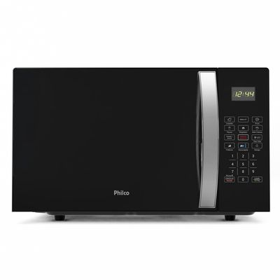 Micro-ondas Philco 28 Litros Limpa Fácil Preto Espelhado PMO30P - 220 Volts