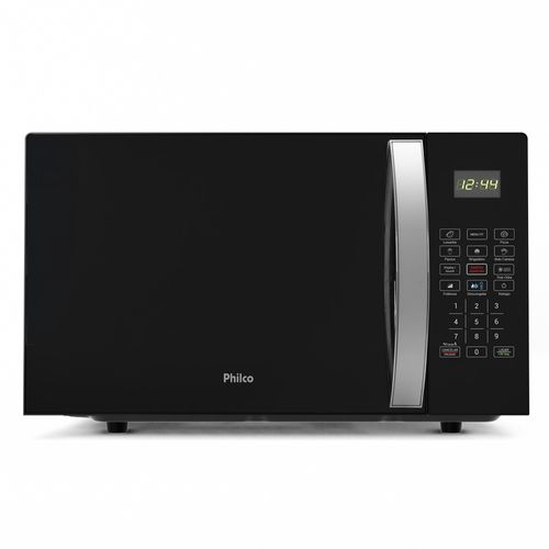 Micro-ondas Philco 28 Litros Limpa Fácil Preto Espelhado PMO30P - 127 Volts