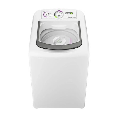 Lavadora de Roupas Consul 10Kg com Dosagem Econômica Branca CWB10BB - 220 Volts