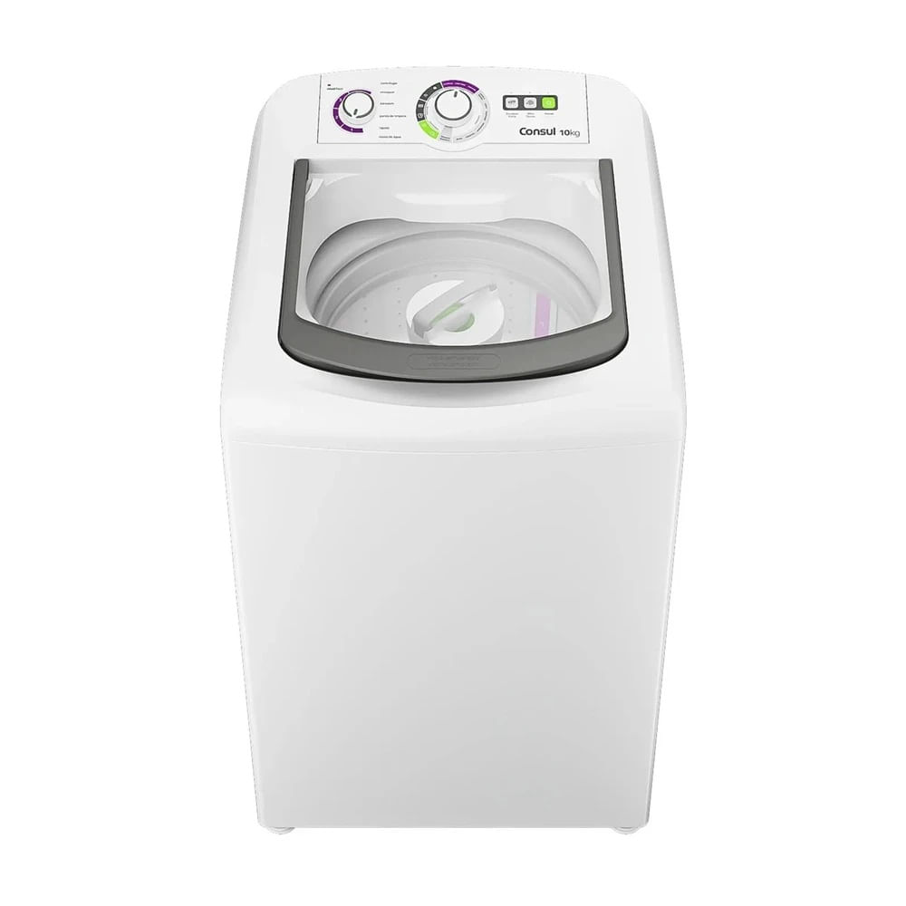 Lavadora de Roupas Consul 10Kg com Dosagem Econômica Branca CWB10BB - 220 Volts