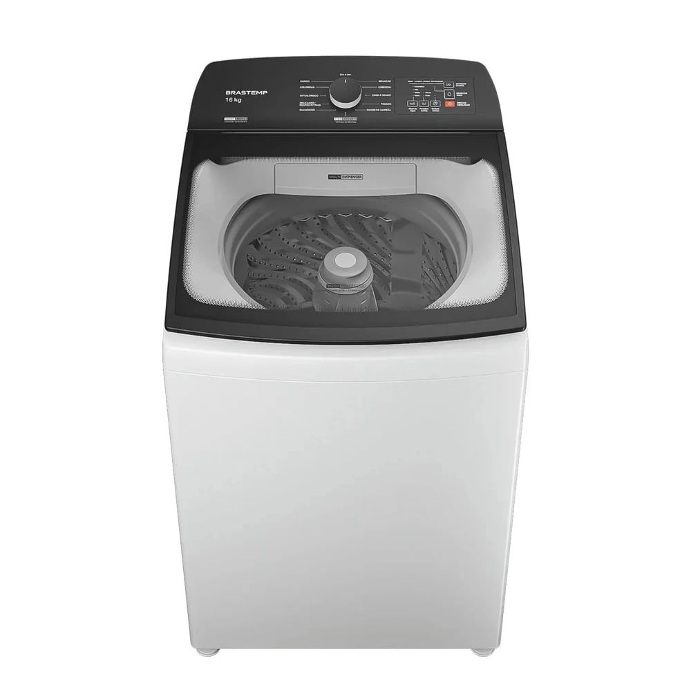 Lavadora de Roupas Brastemp 16Kg com Ciclo Tira Manchas Advanced e Smart Sensor Branca BWF16AB - 127 Volts